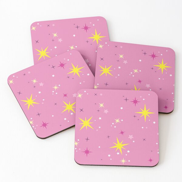 Item preview, Pink & Yellow Tiny Star Bursts designed and sold by Lauren Heuer.