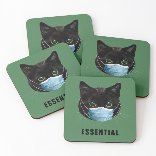 Item preview, Pandemicat Essential Black designed and sold by Influence Fox.