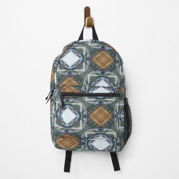 Item preview, Brown White Gray Diamond Geometry Checkered Sqaures designed and sold by Bliss Find And Design.