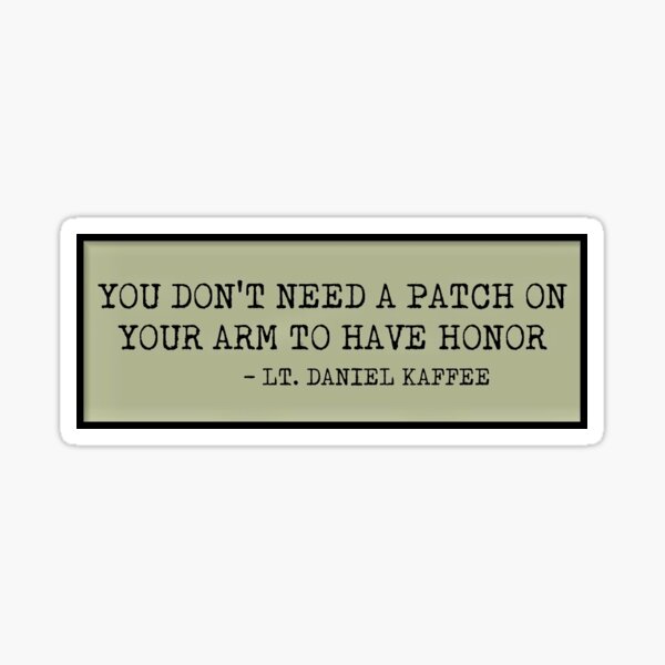 a few good men: to have honor Sticker