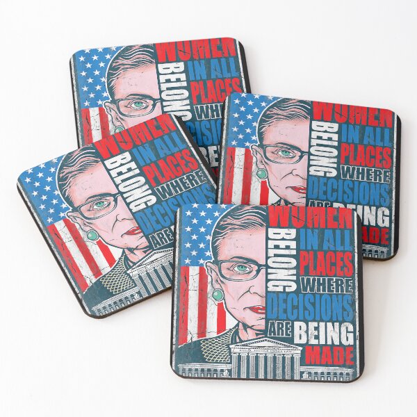 Item preview, Ruth Bader Ginsburg RBG Women Belong In All Places Political designed and sold by Giraud94.