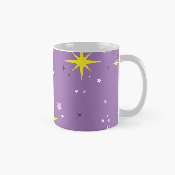 Item preview, Pink & Yellow Tiny Star Bursts on Purple designed and sold by Lauren Heuer.