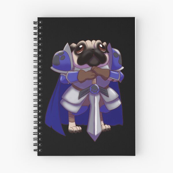 Item preview, D&D Doggo - Pug Paladin designed and sold by Burning Bee Illustration.