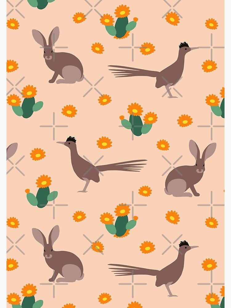 Desert Rabbits and Roadrunners by nadyanadya