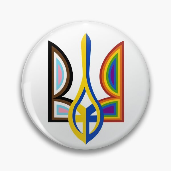 Item preview, LGBT+ Ukrainian tryzub designed and sold by toniamurphy.