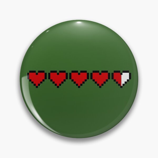 Item preview, Classic 8Bit Hearts designed and sold by Highonbricks.