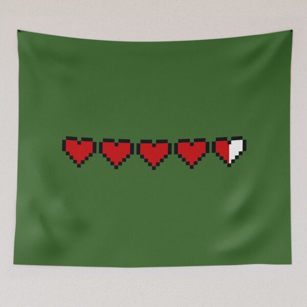 Item preview, Classic 8Bit Hearts designed and sold by Highonbricks.