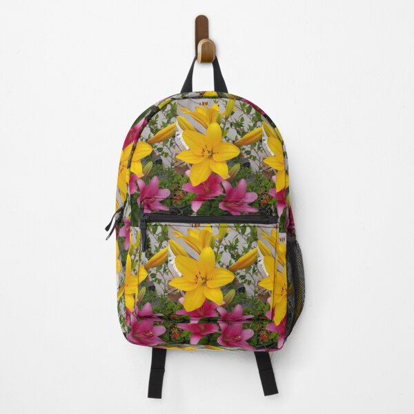 Item preview, Yellow and Pink Lily Flowers Photo designed and sold by Sarah Rajkotwala.