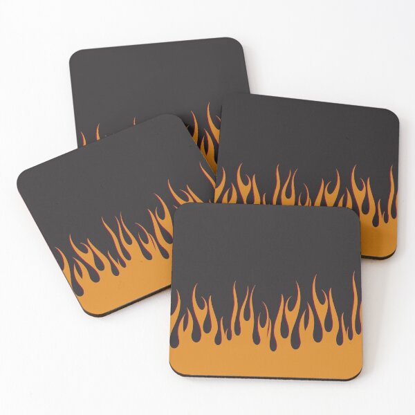 Item preview, Orange Flames on Black designed and sold by beezymurphy.