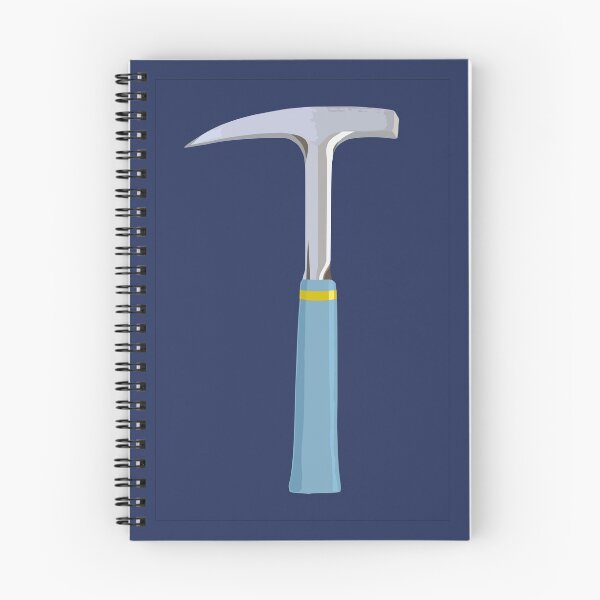 Item preview, Blue Rock Hammer on Dark Blue Background designed and sold by kelseywinsor.