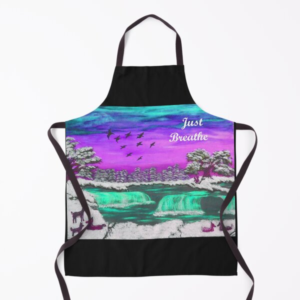 Item preview, Deer by the lake/ blue and purple /just breath designed and sold by Deanne-Bossell.