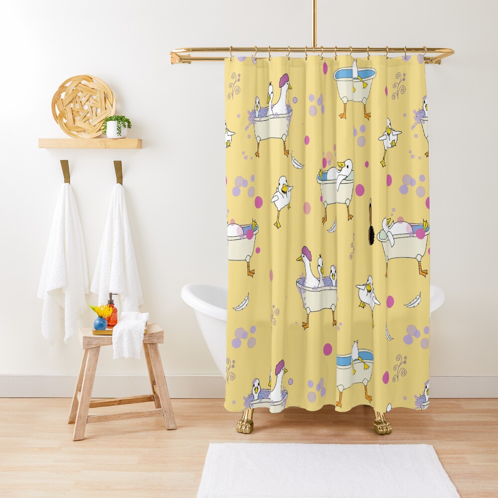 Rub a Dub Ducks in a Tub Shower Curtain