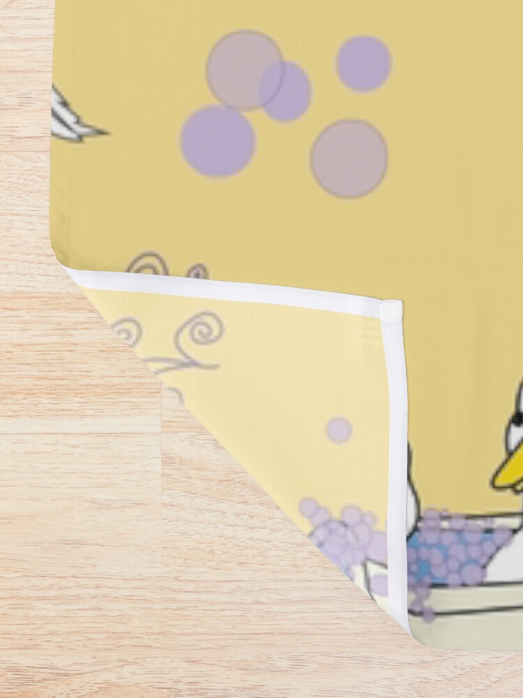 Alternate view of Rub a Dub Ducks in a Tub Shower Curtain