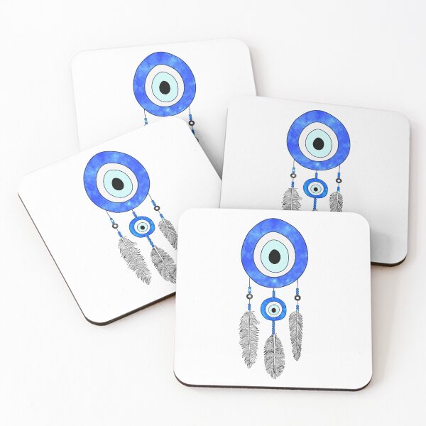 Item preview, Greek Eye With Bird Feather designed and sold by yassinehelal.