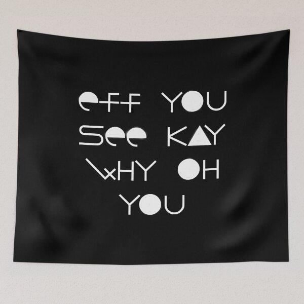 Item preview, Eff you see kay why oh you designed and sold by IdumeoSevilla.