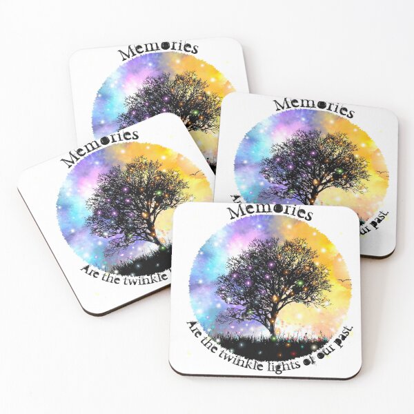 Item preview, Memories are twinkle lights cosmic twinkling tree designed and sold by Something Arty.