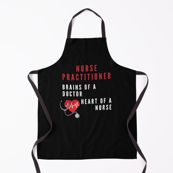 Item preview, Nurse Practitioner Gifts - Brains of a Doctor Heart of a Nurse designed and sold by WUOdesigns.