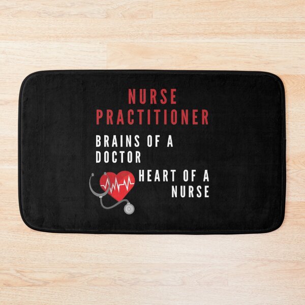 Item preview, Nurse Practitioner Gifts - Brains of a Doctor Heart of a Nurse designed and sold by WUOdesigns.