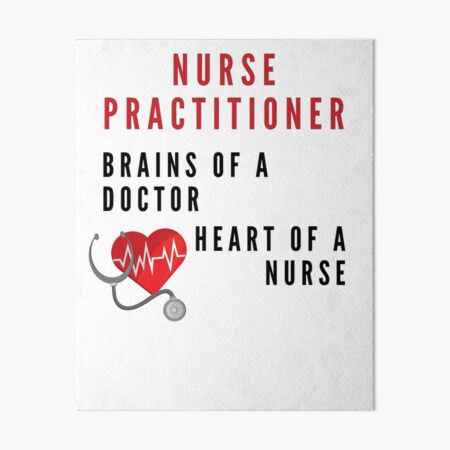 FNP Brain of A Doctor Heart of A Nurse Leather Bag