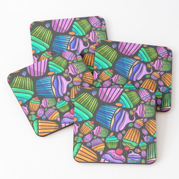 Item preview, Neon Cupcakes - Lights Off designed and sold by by-lauren.