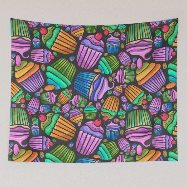 Item preview, Neon Cupcakes - Lights Off designed and sold by by-lauren.