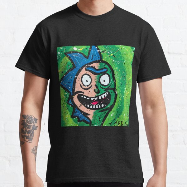 Pickle Rick de dibujos animados película Rick y mortyretro Niños Unisex Niños Niñas Camiseta 642 