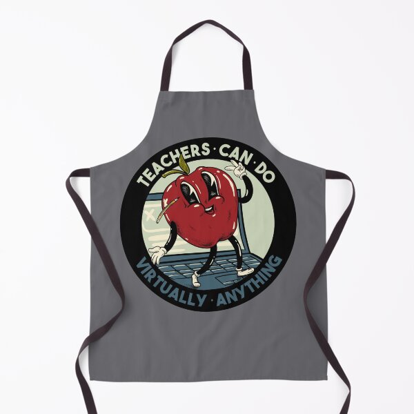 Item preview, Teachers can do Virtually Anything | Back to School 2020 | Old Cartoon Style | Teacher Mask | Backpack Design | Best Selling Original Art designed and sold by Any Color Designs.