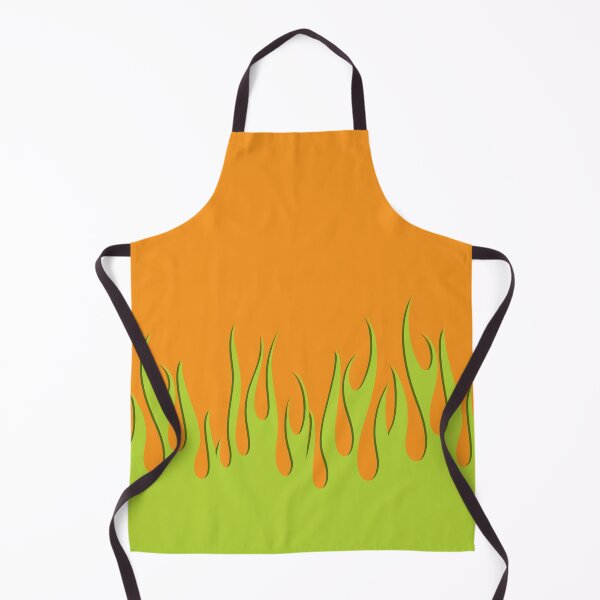 Item preview, Green Flames on Orange designed and sold by beezymurphy.