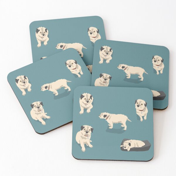Item preview, Border Terrier Pattern designed and sold by Tilly Scribbles.
