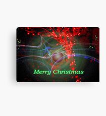 Red tree lights Canvas Print