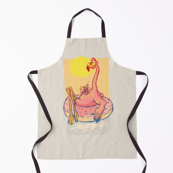 Item preview, Finally Chilling - Flamingo Laying on an Inflatable Donut Ride On Swimming Pool Float Chill Chillin | Pool T Shirt, Reusable Facemask | Washable Face Cover | Backpack | designed and sold by Any Color Designs.