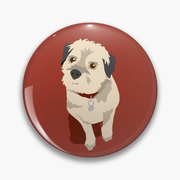 Item preview, Border Terrier Pattern designed and sold by Tilly Scribbles.