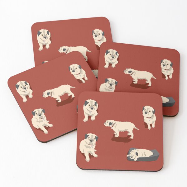 Item preview, Border Terrier Pattern designed and sold by Tilly Scribbles.