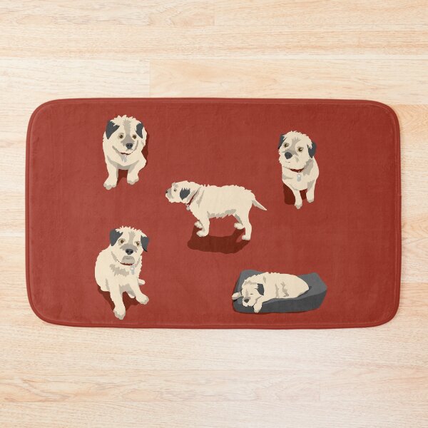 Item preview, Border Terrier Pattern designed and sold by Tilly Scribbles.