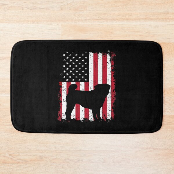 Item preview, Pug 4th Of July Patriotic American USA Flag Pug Dog Pet Lover designed and sold by ManishDayal.