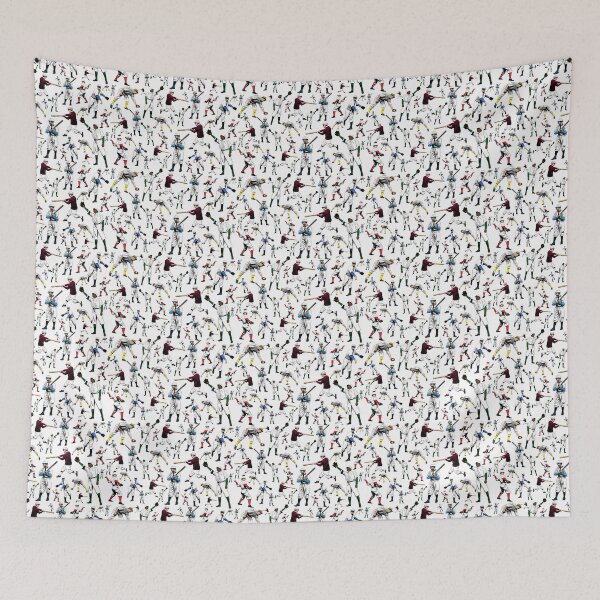 Item preview, Pattern of Illustrations of Vintage Baseball Players designed and sold by judgeart.