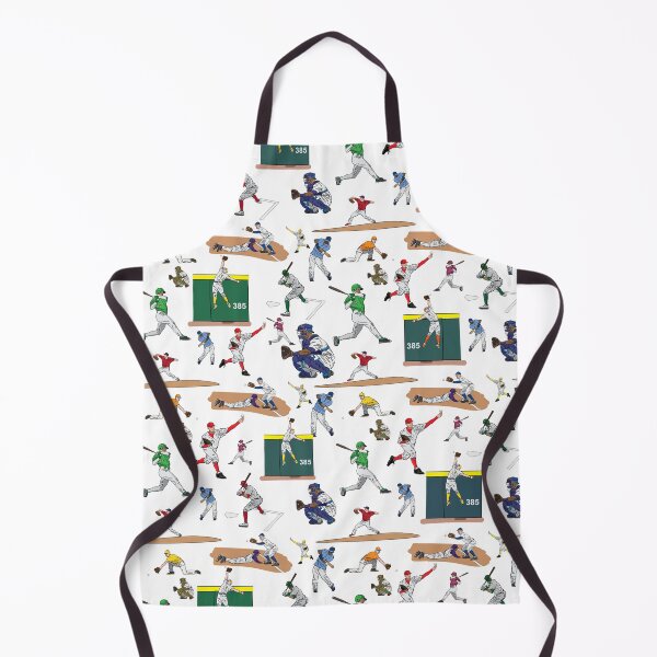 Item preview, Fun Dynamic Baseball Players Illustrations Pattern designed and sold by judgeart.
