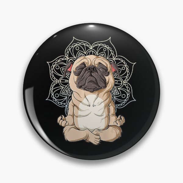 Item preview, Pug Yoga Mandala Funny Spiritual Meditation Chakra Pug Dog Pet Lover designed and sold by ManishDayal.