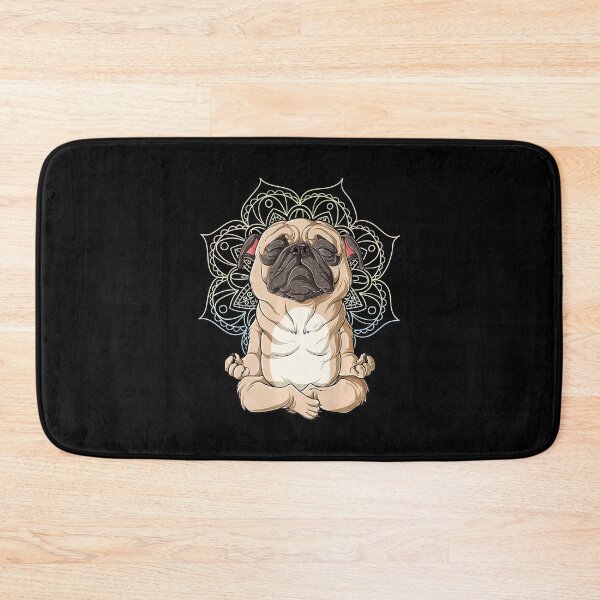 Item preview, Pug Yoga Mandala Funny Spiritual Meditation Chakra Pug Dog Pet Lover designed and sold by ManishDayal.