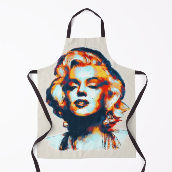 Item preview, Marilyn Monroe Retro Painting | Wall Art | Home Decor | T Shirt | Reusable Facemask Design designed and sold by Any Color Designs.