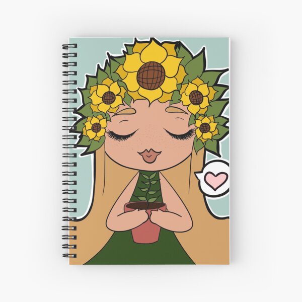 Sunflower Baby Spiral Notebook