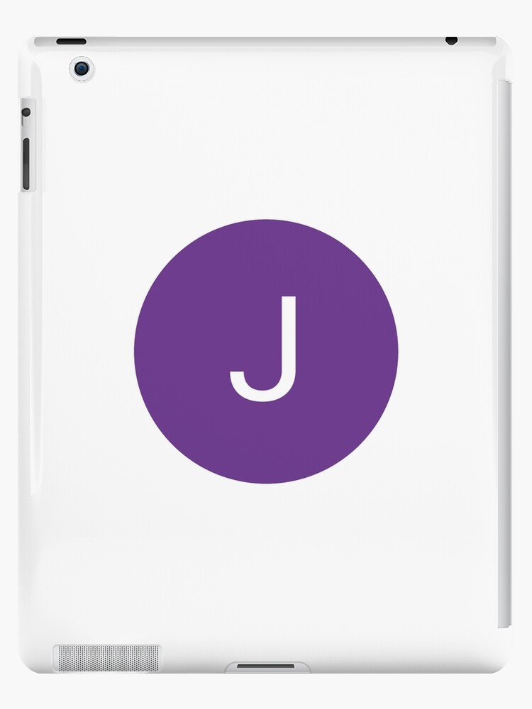 Letter J Google Default Profile Picture Funny Tiktok Trend Ipad Case Skin By Imty Redbubble