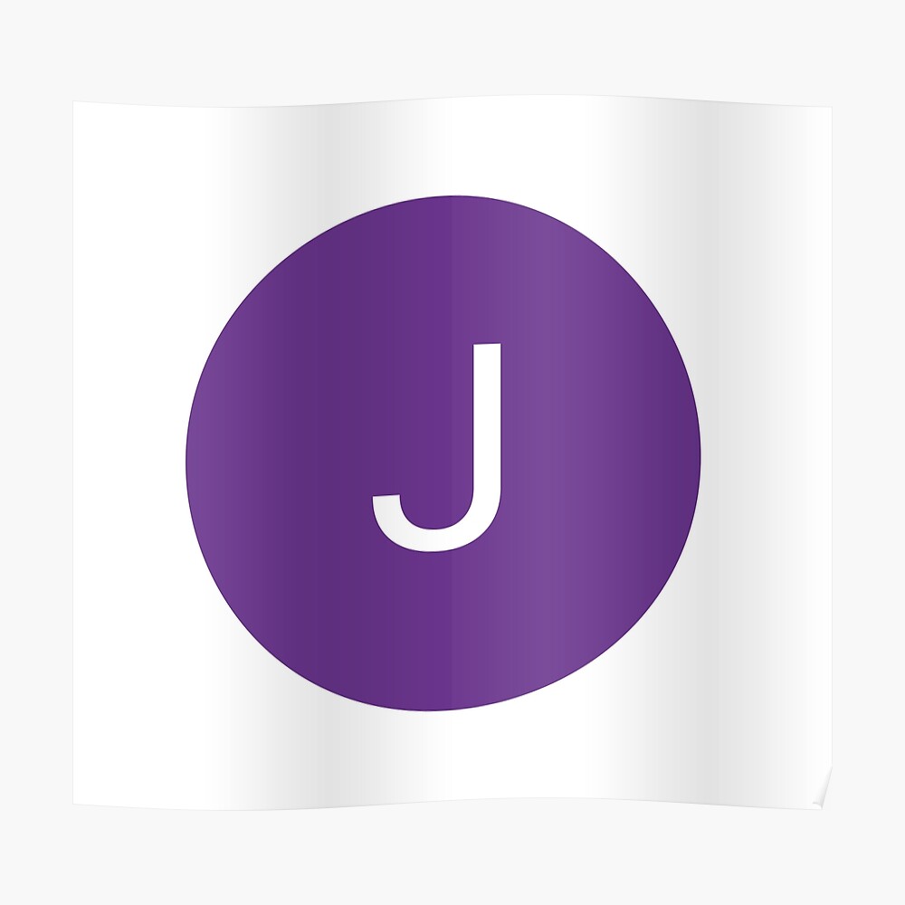 Letter J Google Default Profile Picture Funny Tiktok Trend Mask By Imty Redbubble