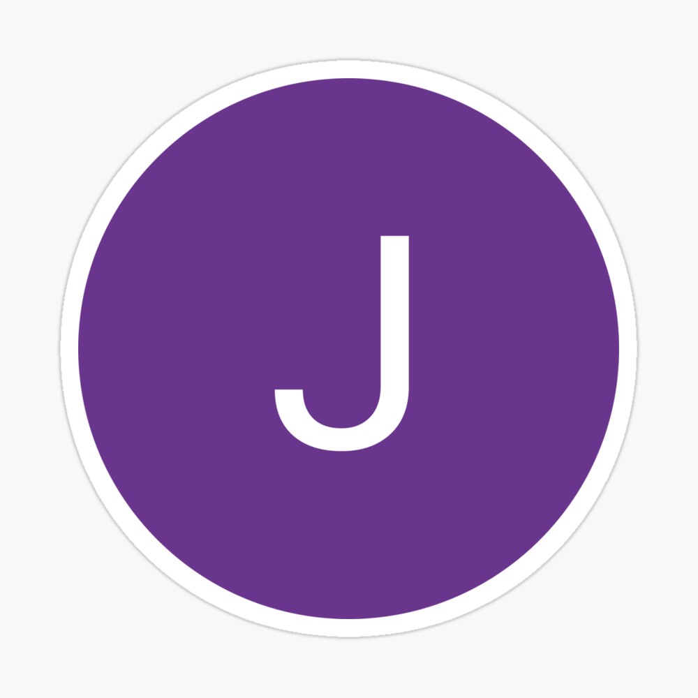 Letter J Google Default Profile Picture Funny TikTok Trend Magnet For ...