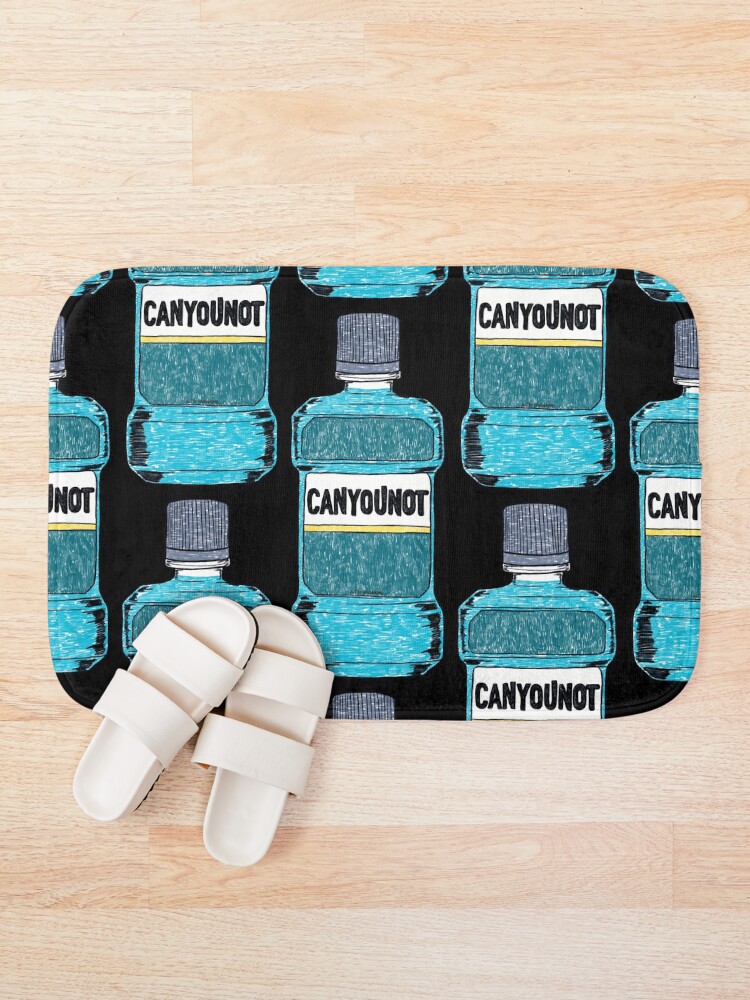 Alternate view of Can You Not Bath Mat