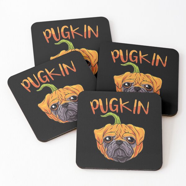 Item preview, Pugkin Funny Pumpkin & Pug Dog Halloween Pet Lover designed and sold by ManishDayal.