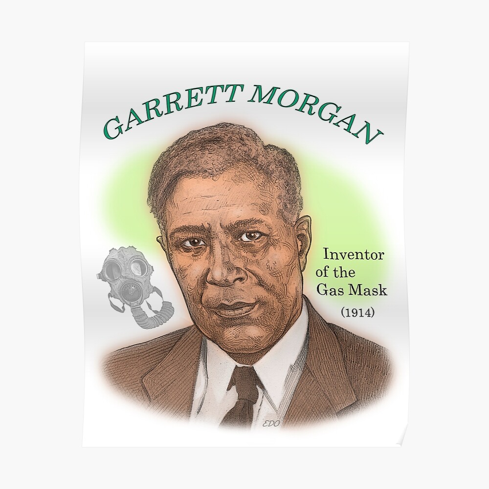 Garrett Morgan, Erfinder Der Gasmaske" Sticker Von Eedeeo | Redbubble