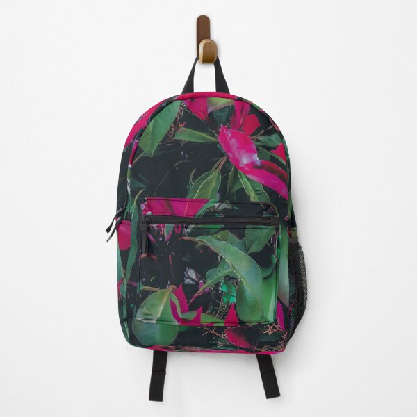 Item preview, closeup green leaves and red leaves plant background designed and sold by Mrvell.