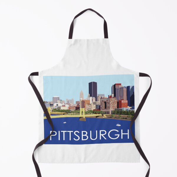 Item preview, Fun Pittsburgh Skyline Computer Illustration designed and sold by judgeart.