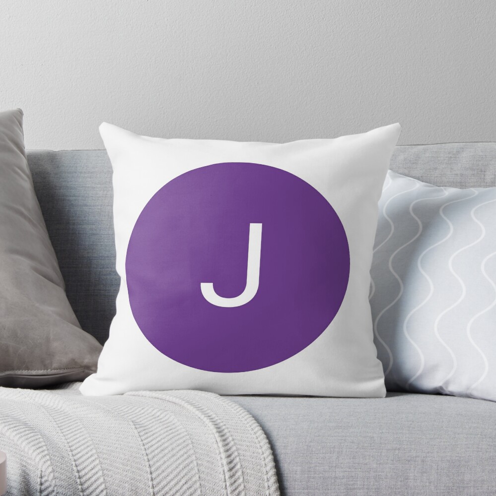 Letter J Google Default Profile Picture Funny Tiktok Trend Throw Blanket By Imty Redbubble